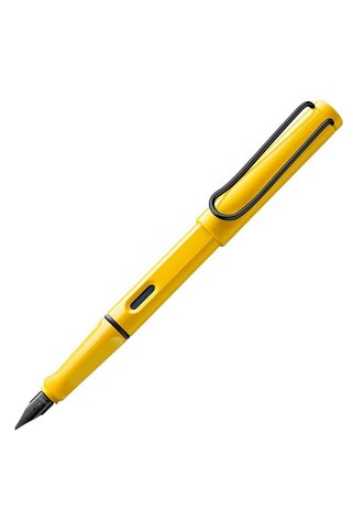 Lamy SAFARİ DOLMA KALEM SARI METAL SİYAH KLIPS M