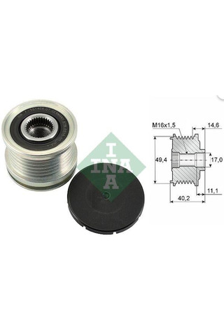 İna Alternatör Rulmanlı Kasnak Skoda Seat VW Audi