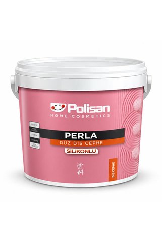 Polisan Perla Silikonlu Dış Cephe Boyası 2.5 Lt Antrasit Gri Ral 7016