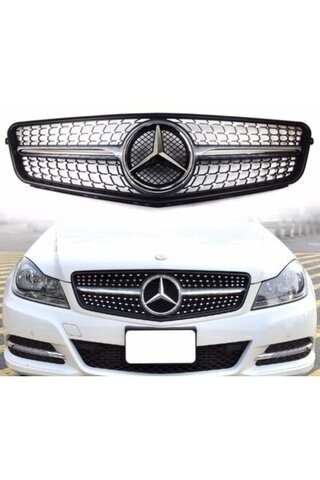 autogp Mercedes w204 diamond amg ön panjur ızgara seti 2007 -2012