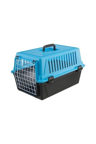 Ferplast Atlas 10 Taşıma Kutusu Mavi, 5 kg Kapasite, Hafif ve Dayanıklı, Seyahat Dostu