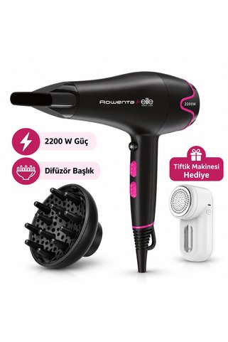 Rowenta CV5712TR Elite 2200 Watt Saç Kurutma Makinesi Tiftik Makinesi hediye(Onerous)
