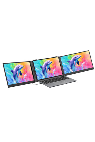 Blackview DCM8 Pro Çift 15.3" IPS 1920x1200 Taşınabilir İkili Monitör,Laptop Ekran Genişletici,60Hz,180°,USB-C