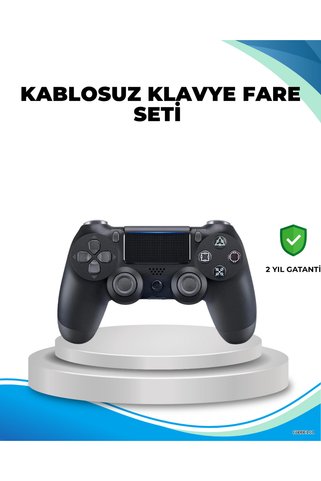 ZERO LAND CADDE101 Kablosuz PS4 Oyun Kolu Çift Motor Titreşimli (132305) Uzun Bataryalı