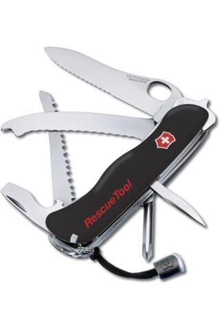 Victorinox 0.8623.MWN.3 RescueTool Siyah Hayat Kurtarma Çakısı