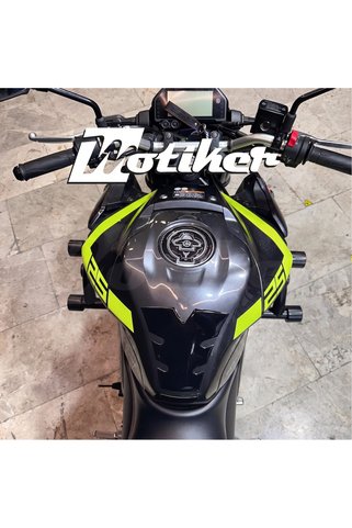 Motiker Yamaha MT-25 2024 Depo Üstü Sticker Etiket Modeli Beyaz Renk