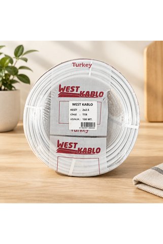 SUAR 2X2,5 Mm Ttr Elektrik Kablosu 100 Metre