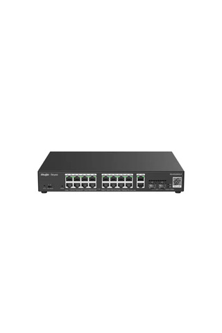 RUIJIE -REYEE RG-ES220GS-P 20 Port Gbit 16 Port PoE+ 250W 2xGbit+2xSFP Uplink Cloud Managed Switch