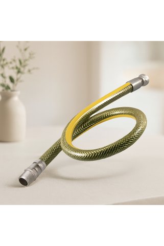 150 cm Doğalgaz Hortumu Çelik Örgülü