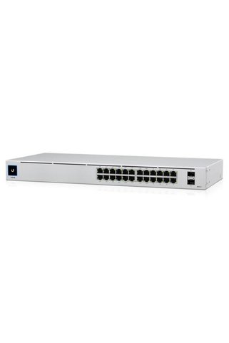 Ubiquiti USW-24-POE 24 PORT GIGABIT + 2X1GB SFP UPLINK YÖNETİLEBİLİR 95W POE RACKMOUNT SWITCH
