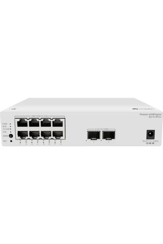 Huawei EKIT S210-8P2J 8 Port Gbit 2 SFP (2.5GB) Rack mount Yönetilebilir (L2) Switch