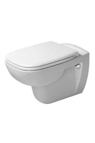 Duravit - D-Code Kanalsız Rimless Asma Klozet Yavaş Kapanır Kapak Dahil OUTLET - 45703920A1-
