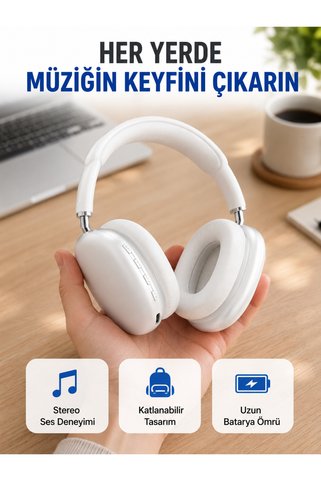 BABUBA 400 mAh Bataryalı Kablosuz Kulaklık | BT 5.0, Müzik & Görüşme Yeni Nesil