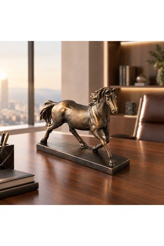 English Home Lıvıa Reçine Biblo 29*25 Cm Kahverengi
