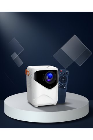 ASTRALTECH Taşınabilir 1080P HD Akıllı Projektör 64GB Dahili Hafıza 2GB RAM