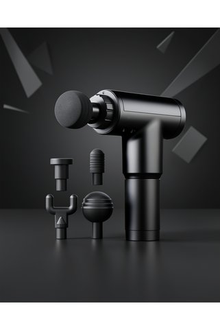 ASTRALTECH 4 Başlıklı Masaj Tabancası 6 Hız Seviyesi