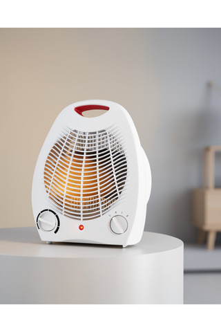ECRUZ 2000W Elektrikli Fanlı Isıtıcı Kompakt Boy