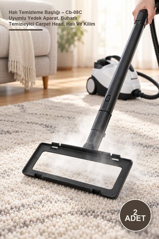 Yenilig 2 Adet Halı Temizleme Başlığı – Cb-08C Uyumlu Yedek Aparat, Buharlı Temizleyici Carpet Head, Halı Ve Kilim