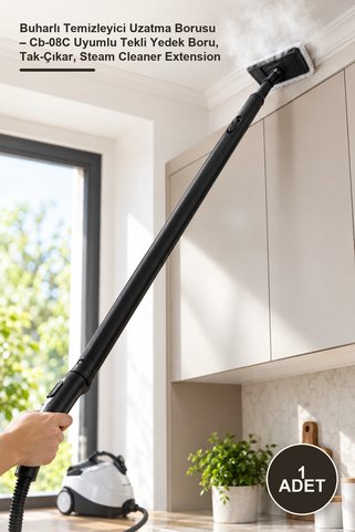 Yenilig 1 Adet Buharlı Temizleyici Uzatma Borusu – Cb-08C Uyumlu Tekli Yedek Boru, Tak-Çıkar, Steam Cleaner Extension