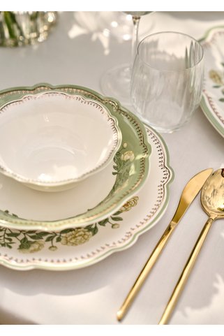 Bella Maison Rebecca New Bone 24 Parça 6 Kişilik Yemek Takımı