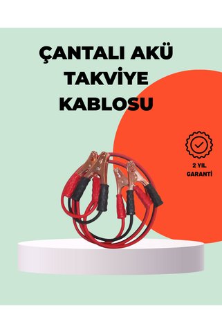 1200A Takviye Kablosu Araç Acil Yardım 2 Metre Güçlü Maşa