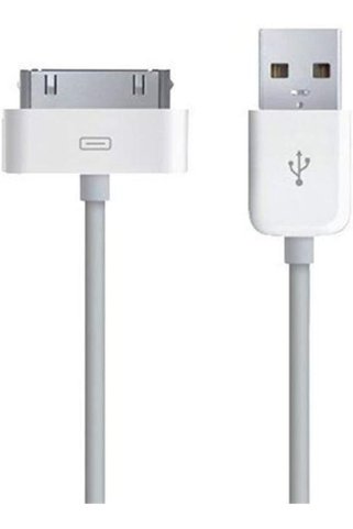 KHİ-ZAİ iPhone 4/S Hızlı Data ve Şarj&Şarj Kablosu, Beyaz