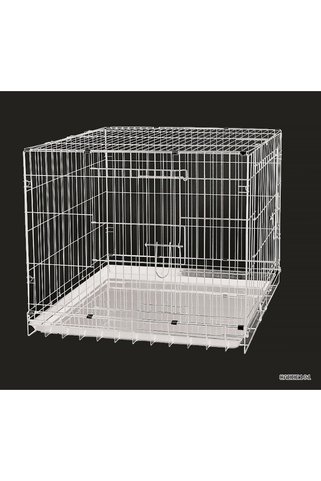 Dayang CADDE101 Köpek Kafesi (14533) Beyaz 93x56.5x63.5