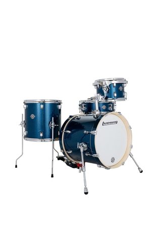 Ludwig Breakbeats Deep Blue Sparkle Akustik Davul Seti