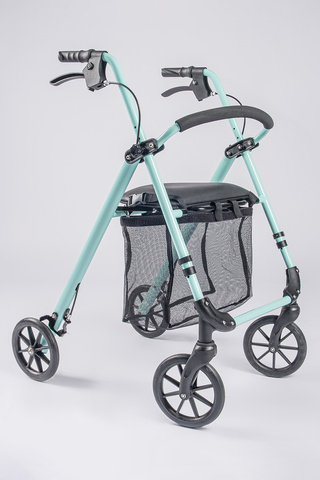 TAYA MED Hellium Turkuaz Alüminyum Rollator Yürüteç