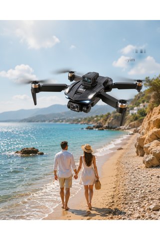 ASTRALTECH Katlanabilir Taşınabilir Drone 30 Dakika Uçuş Süresi