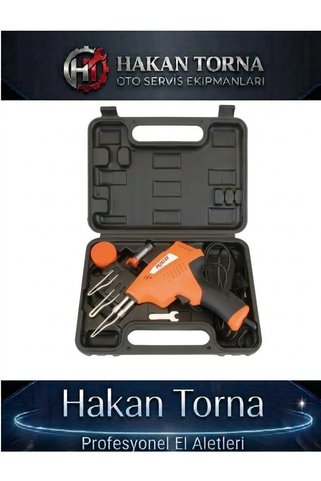 Rico Profesyonel Havya Tabancası Lehim Makinesi Havya Kalemi Tel Pasta Set Çantalı 200W KK1935