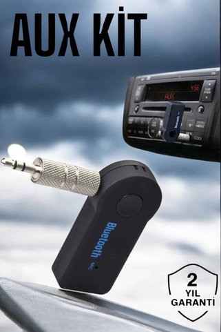 Marsilyan Tüm Araçlara Uyumlu Aux Car Bluetooth Kablosuz Araç Bağlantı Kiti AKL48JD5