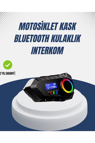 Skygo Kablosuz Bluetooth İnterkom IP65 Suya Dayanıklı 40mm HD Ses ve 40 Saat Pil