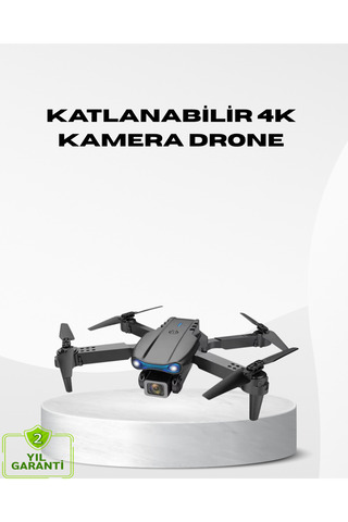AKILLI 4K Katlanabilir Drone Uzaktan Kontrollü Wi-Fi Görüntü Aktarımlı