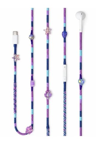 Happy-Nes Mermaid Boncuklu USB-C Konektörlü İphone Uyumlu Kulaklık