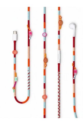 Happy-Nes Valencia Boncuklu USB-C Konektörlü İphone Uyumlu Kulaklık
