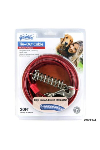 Pawise CADDE101 Köpekler İçin Yaylı Bahçe Bağlama Halatı (91404) 6 Mt