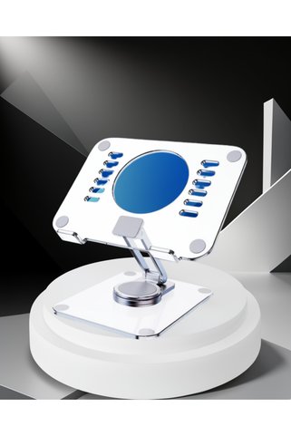 teknodayım Katlanabilir Şeffaf Tablet Standı Ayarlanabilir