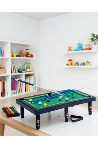 ASTRALTECH Mini Bilardo Oyunu Seti Çocuk ve Aile Oyunu