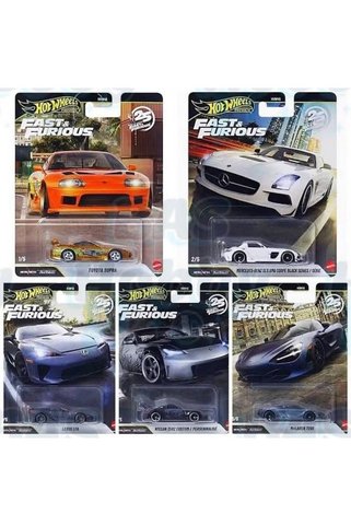 HOT WHEELS Fast And Furıous Mix 4 Hnw46 5'li set
