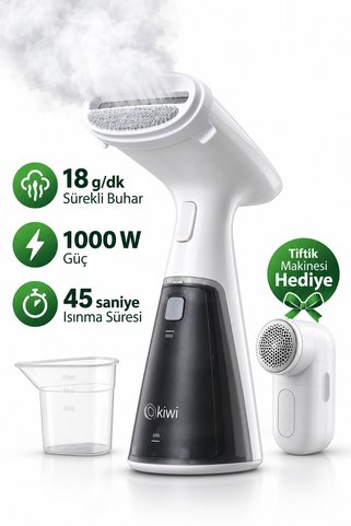 Kiwi 18 g/dk Sürekli Buhar Buharlı Dikey Ütü KSI-640 Tiftik Makinesi Hediye (Onerous)