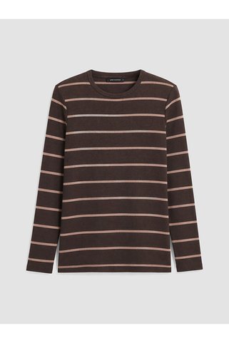 LC Waikiki Kahverengi Bisiklet Yaka Kadın Body