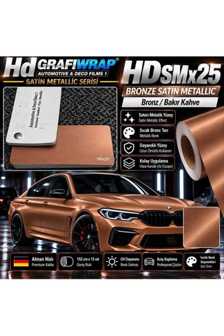 HD AMERICAN BRONZ BAKIR KAHVE ARAÇ FOLYOSU 5m
