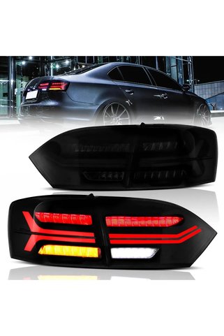 X POWER TUNİNG vw jetta 2011.2012 mk6 uyumlu smoke audi dizayn kayar sinyalli stop lambası