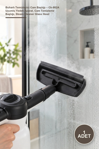 Yenilig 1 Adet Buharlı Temizleyici Cam Başlığı – Cb-902A Uyumlu Yedek Aparat, Cam Temizleme Başlığı, Steam Cleaner Glass Head