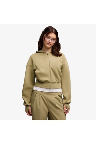 Puma Tech Sense Full Zip Hoodie Kadın Kahverengi Sweatshirt