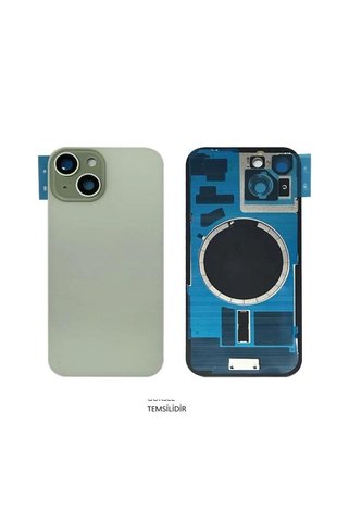 iPhone 15 Arka Pil Kapağı FULL NFC li Lensli- Cam