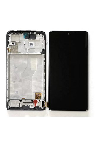 Redmi Note 10 4g Lcd Ekran Dokunmatik Çıtalı Siyah