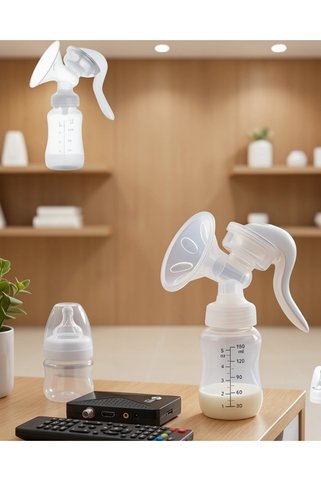 CerCip Manuel Süt Pompası 180 Ml Sessiz Kullanım