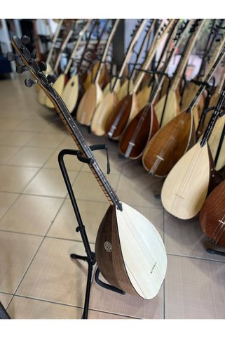Bircanmüzik Ceviz Tekne Kısa Sap Bağlama (kılıf, yedek tel ve mızraplar hediye)